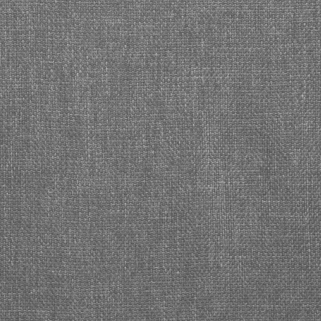 Dining Chairs 2 pcs Light Grey Fabric