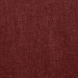 Dining Chairs 2 pcs Wine Red Fabric - Rear View