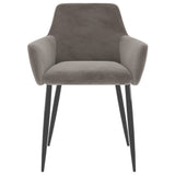Dining Chairs 2 pcs Light Grey Velvet