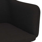 Dining Chairs 2 pcs Black Fabric