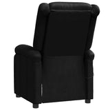 Massage Chair Black Faux Leather - 45-Degree Angle