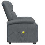 Massage Chair Anthracite Faux Leather - Top-Down View
