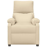 Massage Chair Cream Fabric - Side View
