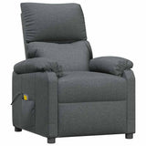 Massage Chair Dark Grey Fabric