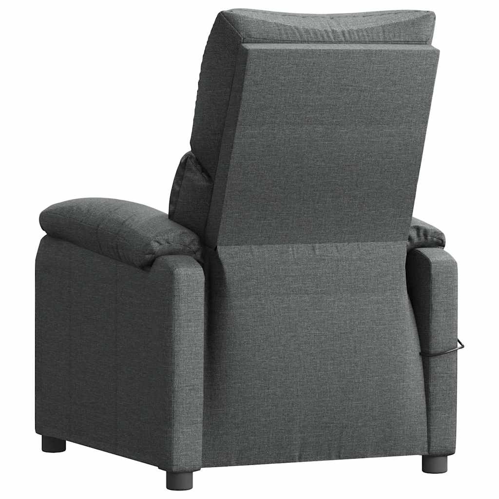Massage Chair Dark Grey Fabric