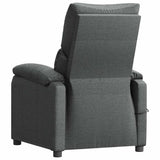 Massage Chair Dark Grey Fabric