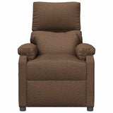 Massage Chair Brown Fabric