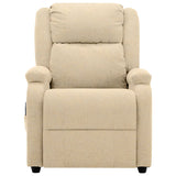 Massage Chair Cream Fabric - Top-Down View
