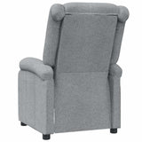 Massage Chair Light Grey Fabric - 45-Degree Angle