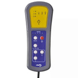 Massage Chair Light Grey Fabric - Low Angle