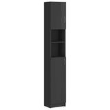 Washing Machine Cabinet Set High Gloss Grey Engineered Wood - Low Angle