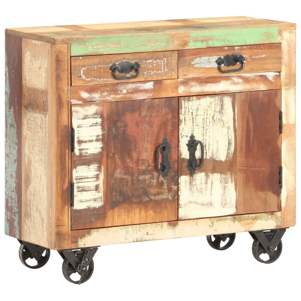 Sideboard 80x30x70 cm Solid Reclaimed Wood