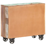 Sideboard 80x30x70 cm Solid Reclaimed Wood - Top-Down View