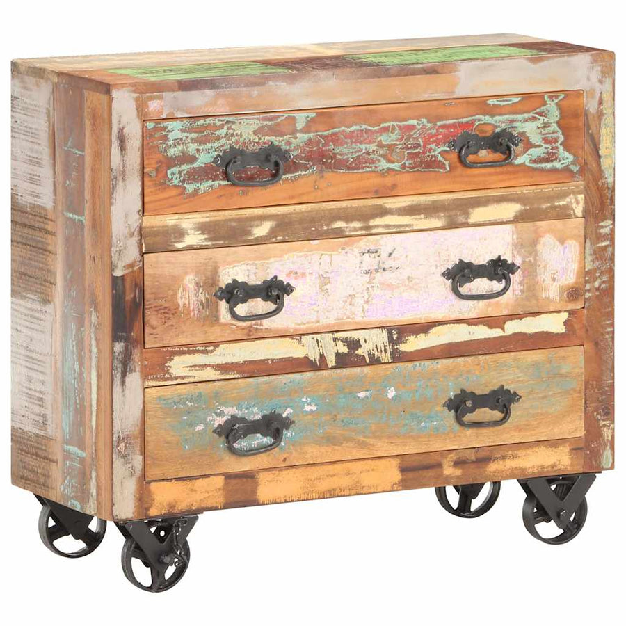Sideboard 80x30x70 cm Solid Reclaimed Wood