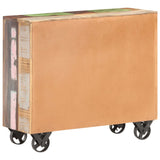 Sideboard 80x30x70 cm Solid Reclaimed Wood - Top-Down View