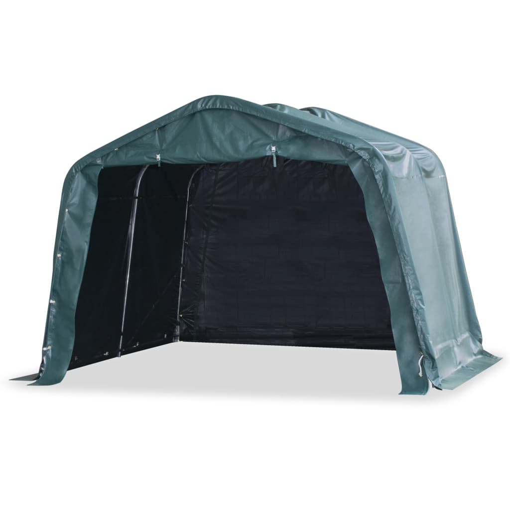 Removable Livestock Tent PVC 550 g/m? 3.3x3.2 m Dark Green