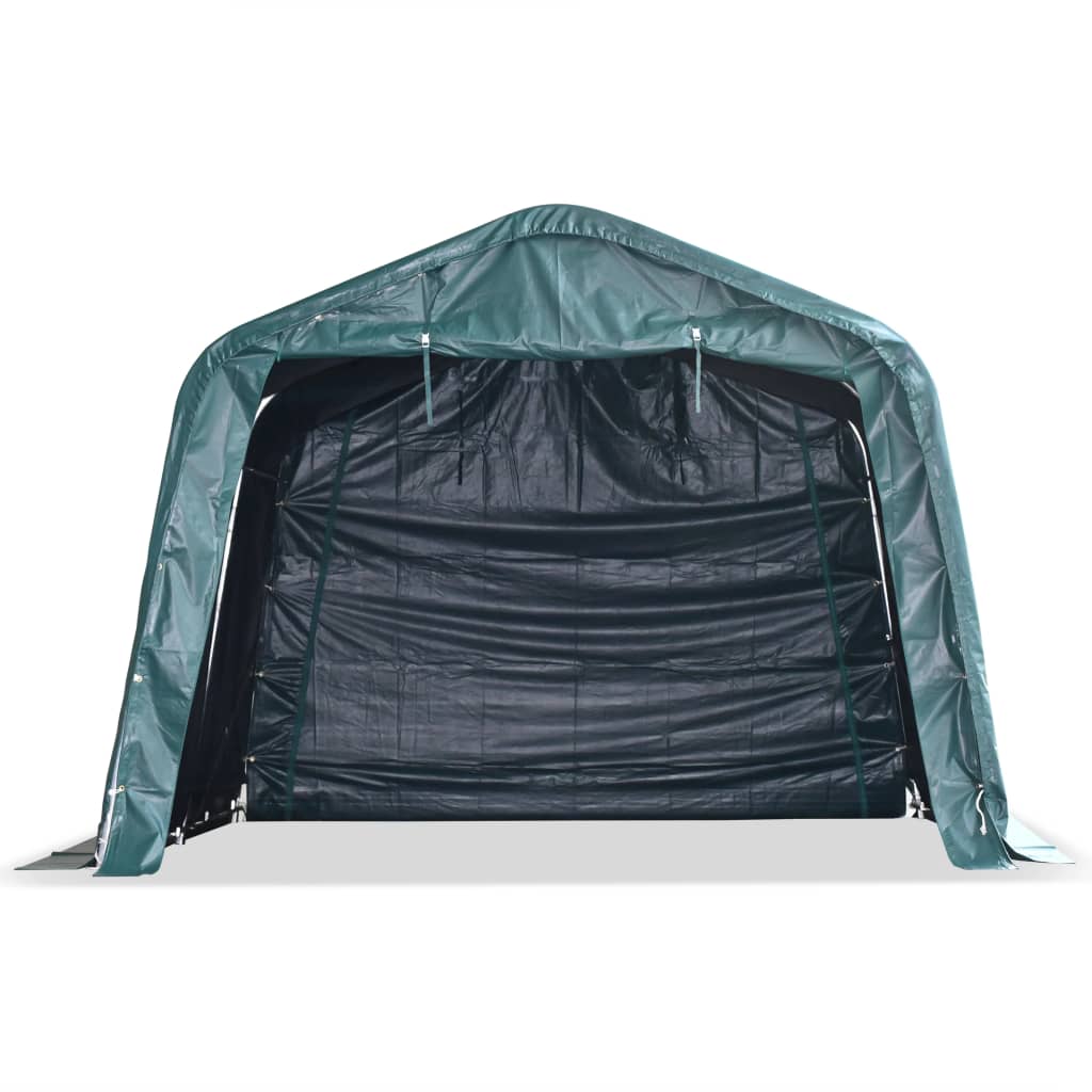 Removable Livestock Tent PVC 550 g/m? 3.3x3.2 m Dark Green