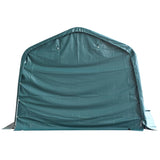 Removable Livestock Tent PVC 550 g/m² 3.3x3.2 m Dark Green - Side View