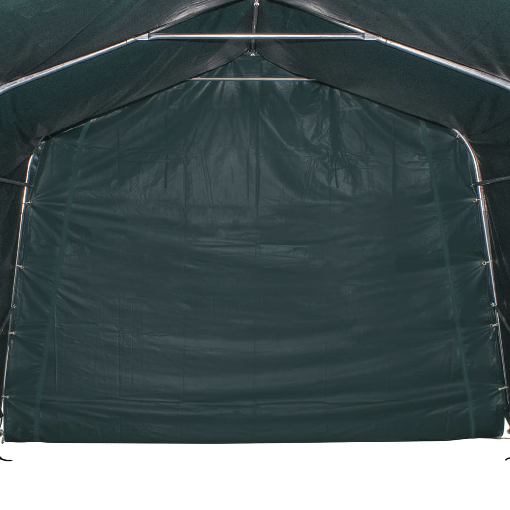 Removable Livestock Tent PVC 550 g/m? 3.3x3.2 m Dark Green
