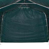 Removable Livestock Tent PVC 550 g/m² 3.3x3.2 m Dark Green - Top-Down View