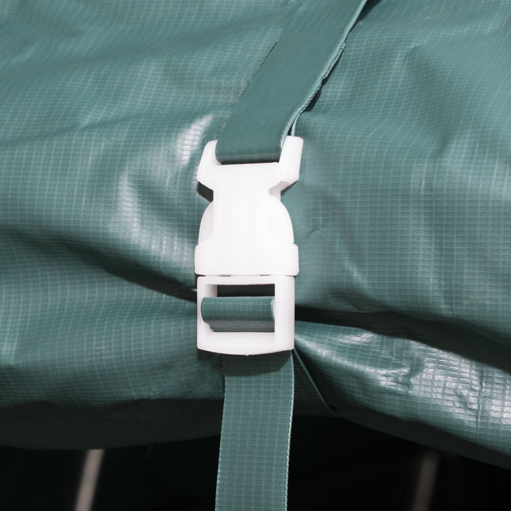 Removable Livestock Tent PVC 550 g/m? 3.3x3.2 m Dark Green