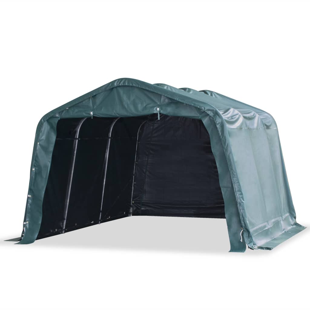 Removable Livestock Tent PVC 550 g/m? 3.3x4.8 m Dark Green