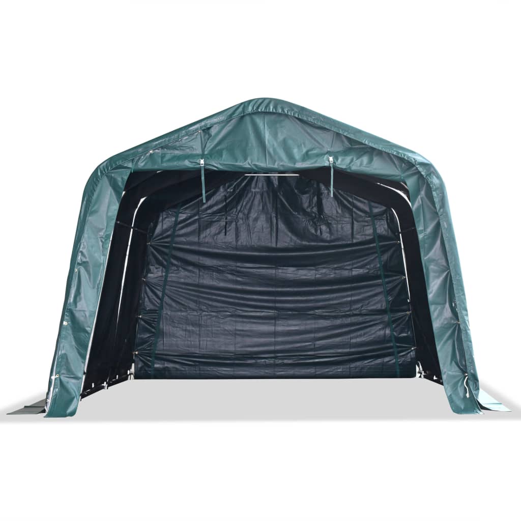 Removable Livestock Tent PVC 550 g/m? 3.3x4.8 m Dark Green