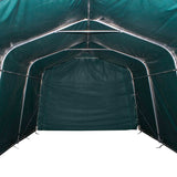 Removable Livestock Tent PVC 550 g/m² 3.3x4.8 m Dark Green - Top-Down View