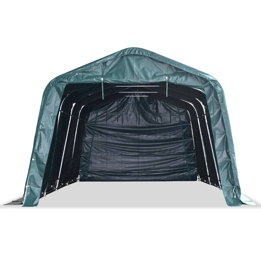 Removable Livestock Tent PVC 550 g/m² 3,3x6,4 m Dark Green