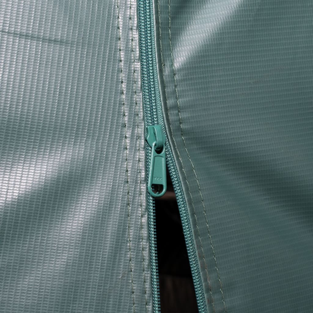 Removable Livestock Tent PVC 550 g/m? 3.3x6.4 m Dark Green