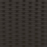 Stackable Outdoor Chairs 6 pcs Poly Rattan Black - Low Angle