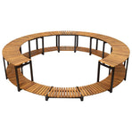 Spa Surround 273x53 cm Solid Acacia Wood