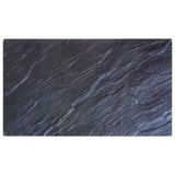 Chopping Boards 2 pcs with Natural Stone Pattern Tempered Glass - Front View