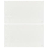 Chopping Boards 2 pcs Transparent Bubbles Pattern Tempered Glass