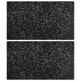 Chopping Boards 2 pcs with Granite Pattern Tempered Glass