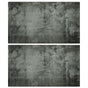 Chopping Boards 2 pcs with Concrete Pattern Tempered Glass