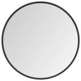 Wall Mirror Black 60 cm - Front View