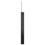 Hanging Mirror with Hook Black 30 cm
