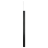 Hanging Mirror with Hook Black 40 cm