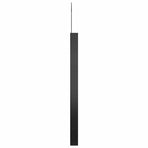 Hanging Mirror with Hook Black 40 cm