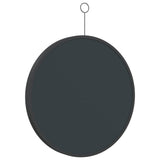 Hanging Mirror with Hook Black 40 cm - 45-Degree Angle
