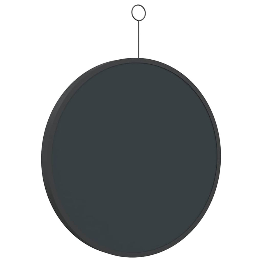 Hanging Mirror with Hook Black 40 cm