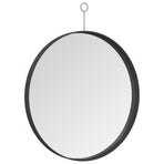 Hanging Mirror with Hook Black 50 cm