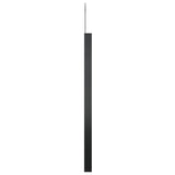 Hanging Mirror with Hook Black 50 cm