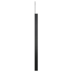 Hanging Mirror with Hook Black 50 cm