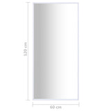 Mirror White 120x60 cm