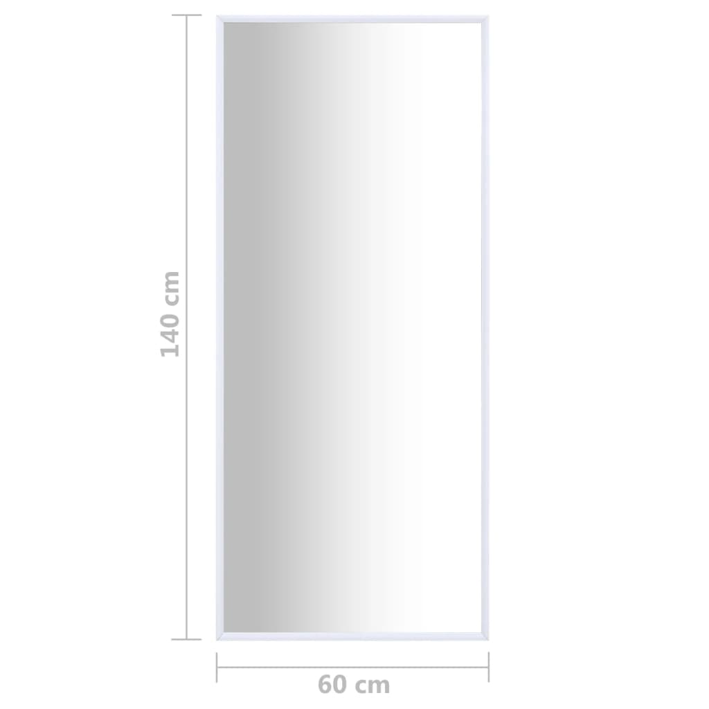 Mirror White 140x60 cm