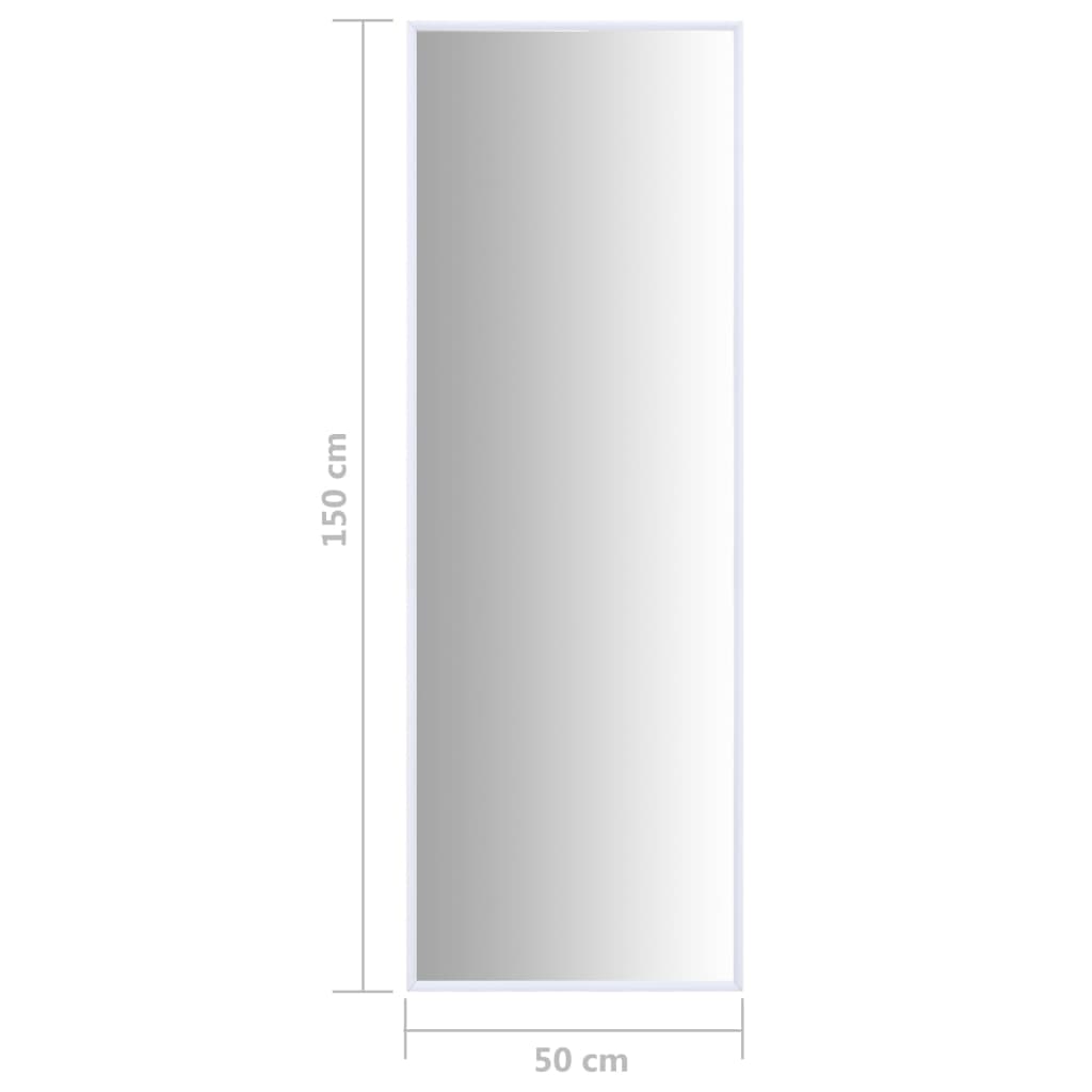 Mirror White 150x50 cm