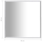 Mirror Silver 60x60 cm