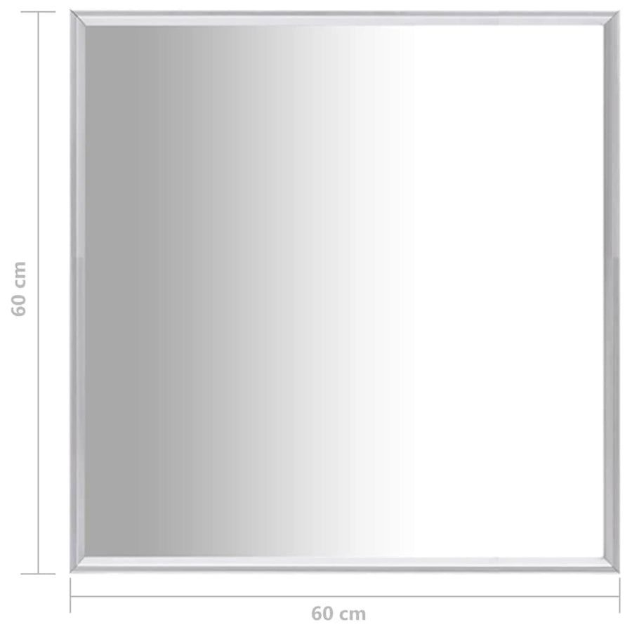 Mirror Silver 60x60 cm